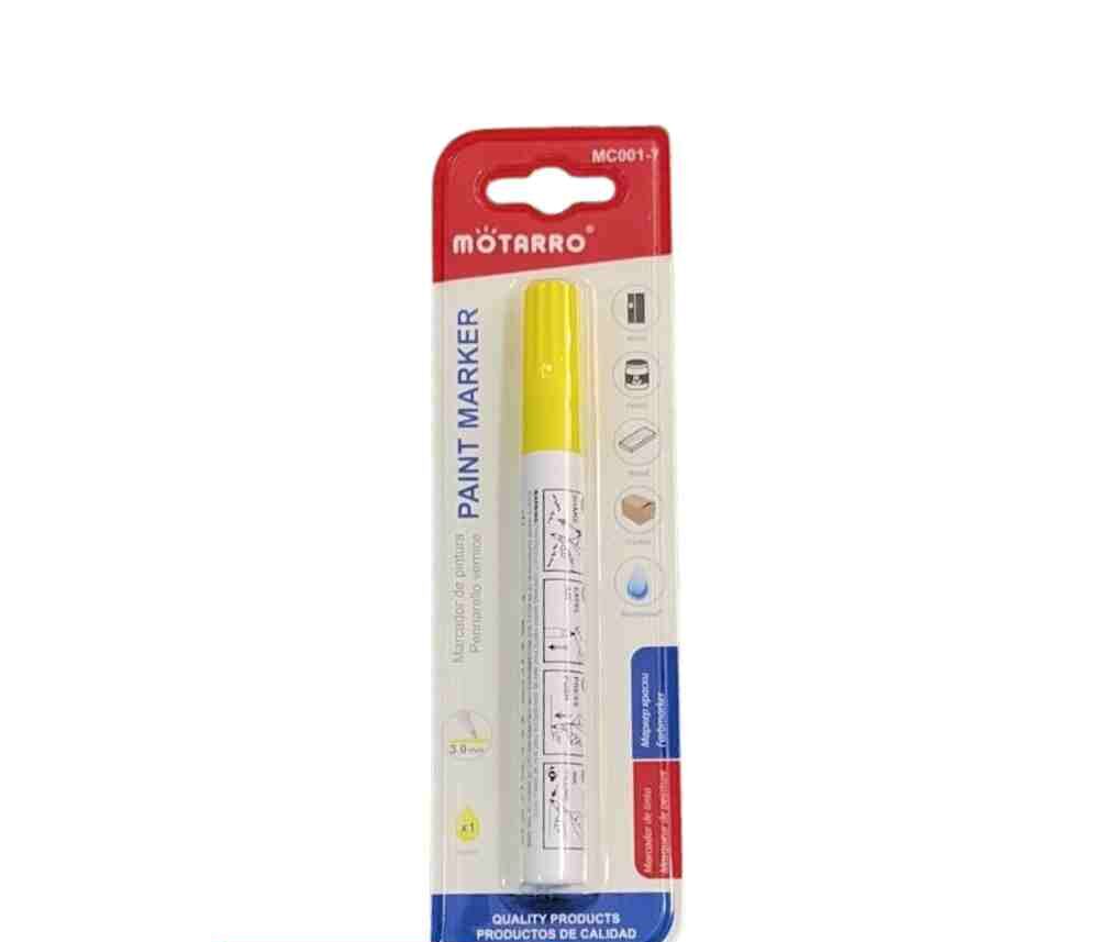 Marcador de Pintura Amarillo 3mm (MC001-7)