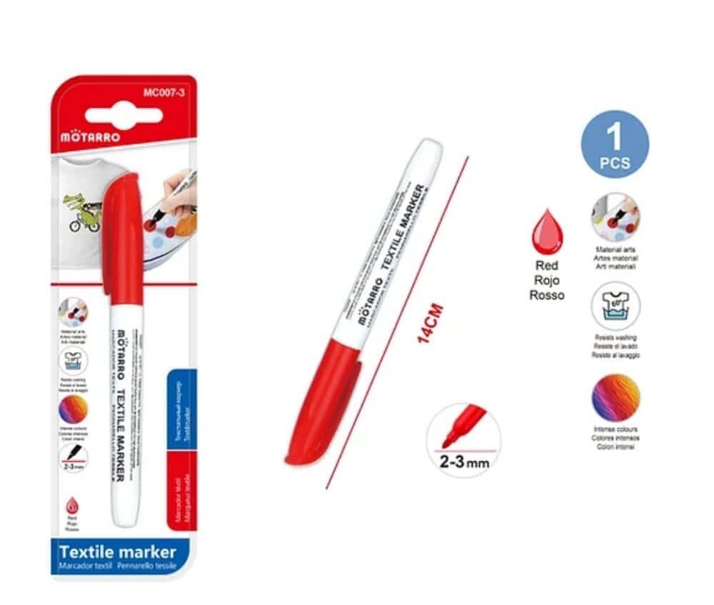 Plumon Textil Rojo