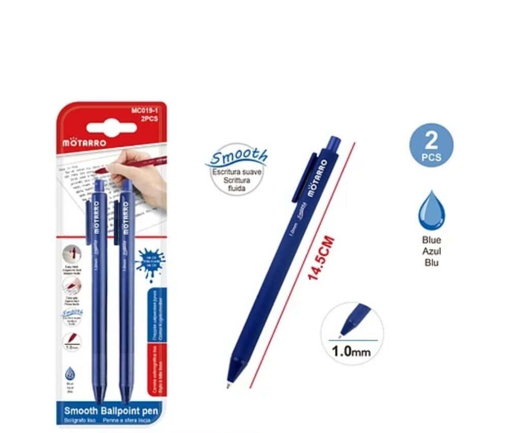 Pack de lapiceros azules 2PCS