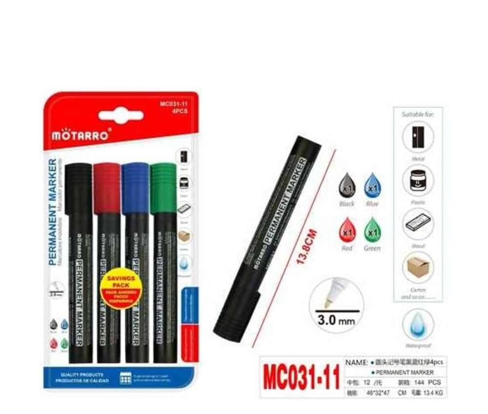 Pack de Plumones Permanentes 4PCS