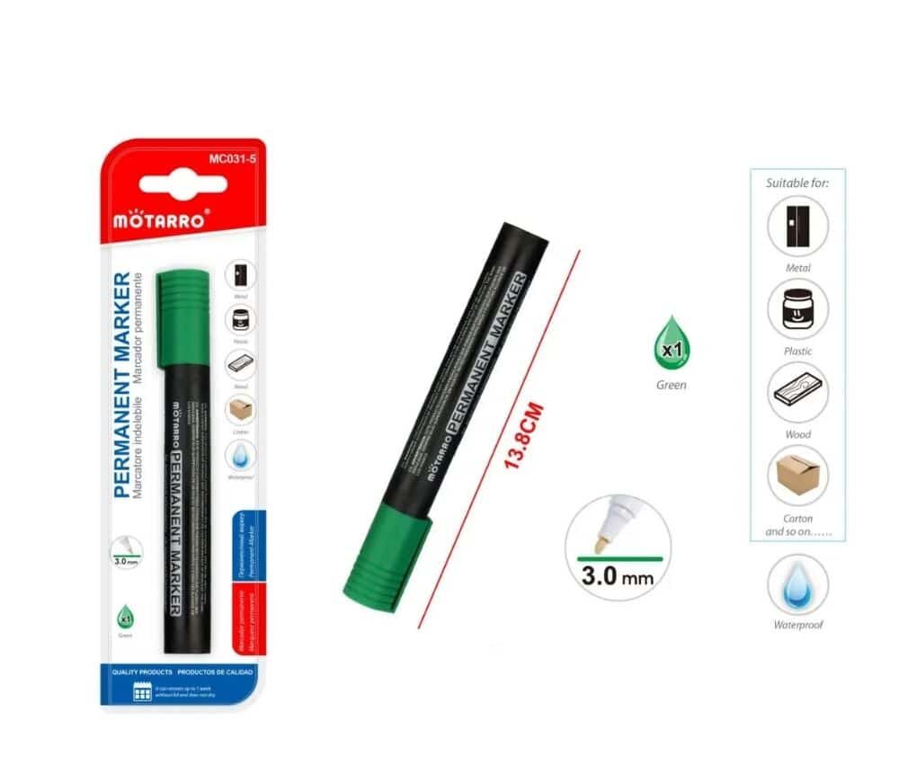 Plumon Permanente Verde 1.5 mm