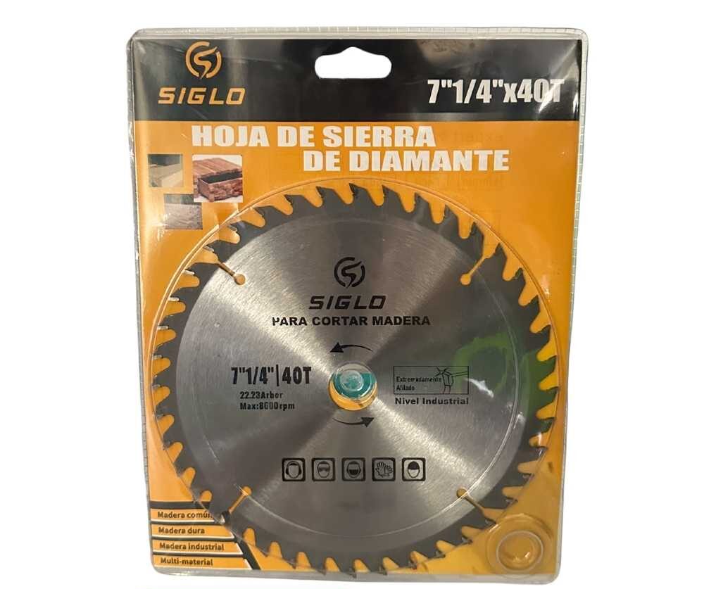 Disco de Corte para Madera 7"X1/4"X40T