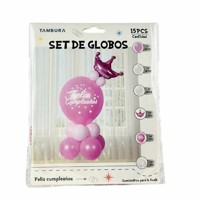 Set de Globos 15 PCS