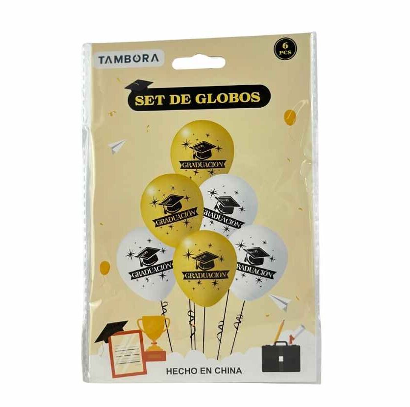 Set de Globos Graduacion 6PCS