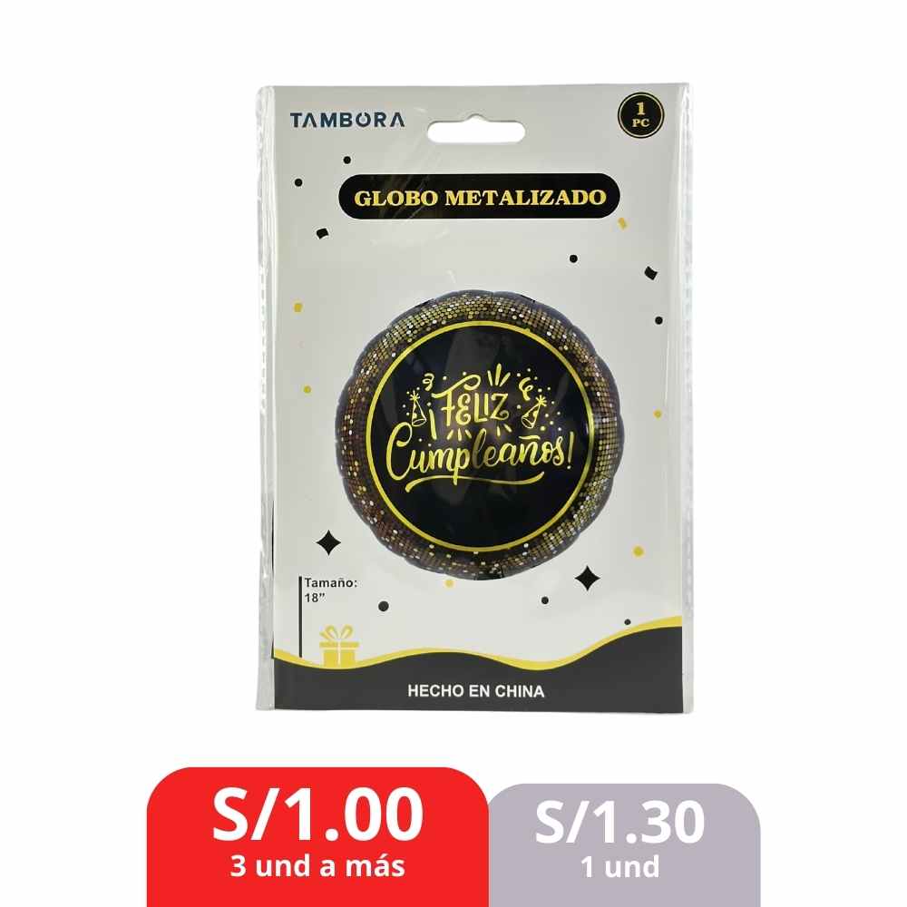 Globo Feliz Cumpleaños 1PCS