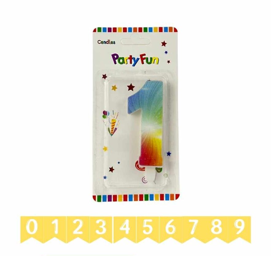 Vela para Cumpleaños con Degradado